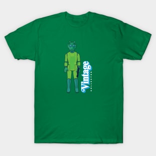 VINTAGE COLLECTOR - GREEN CANTINA PATRON ACTION FIGURE T-Shirt